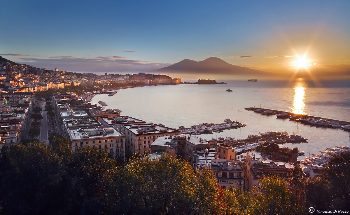 Sunrise over Naples