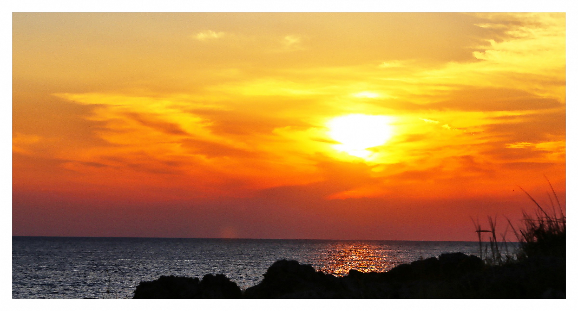 gli incredibili tramonti sullo Jonio