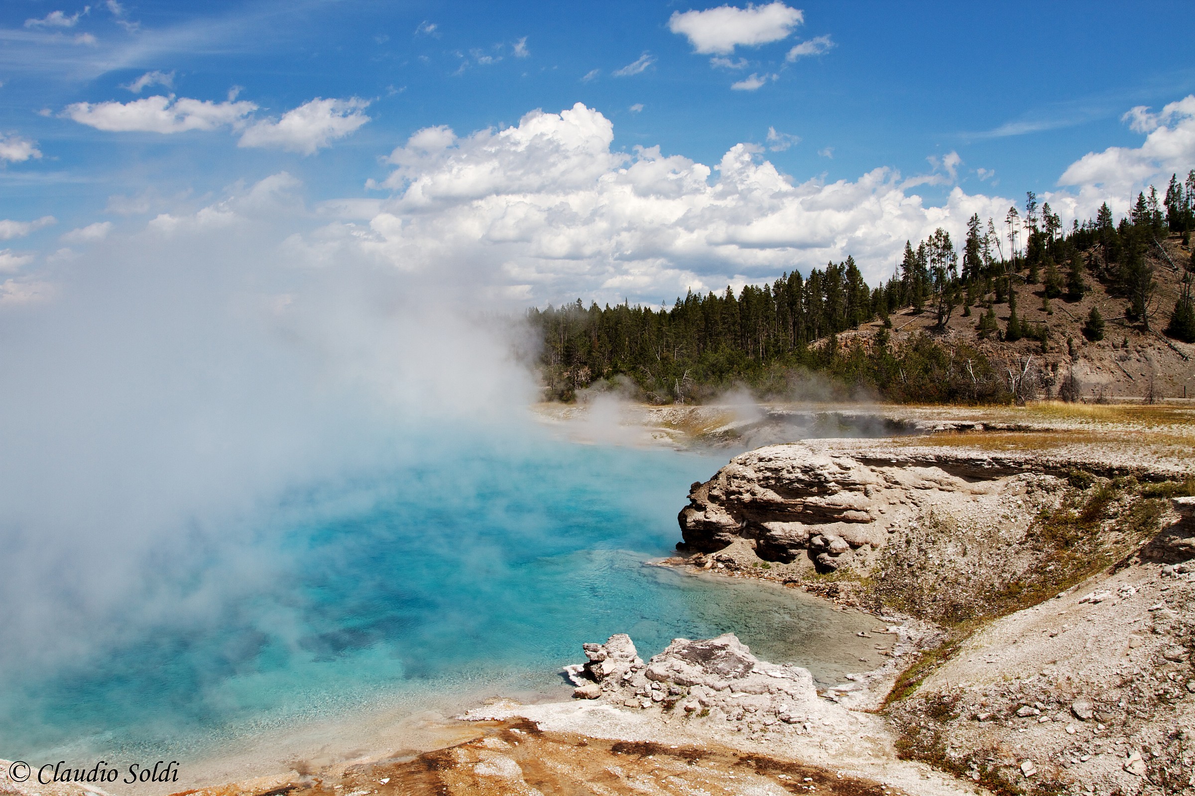 In the blue painted blue ..