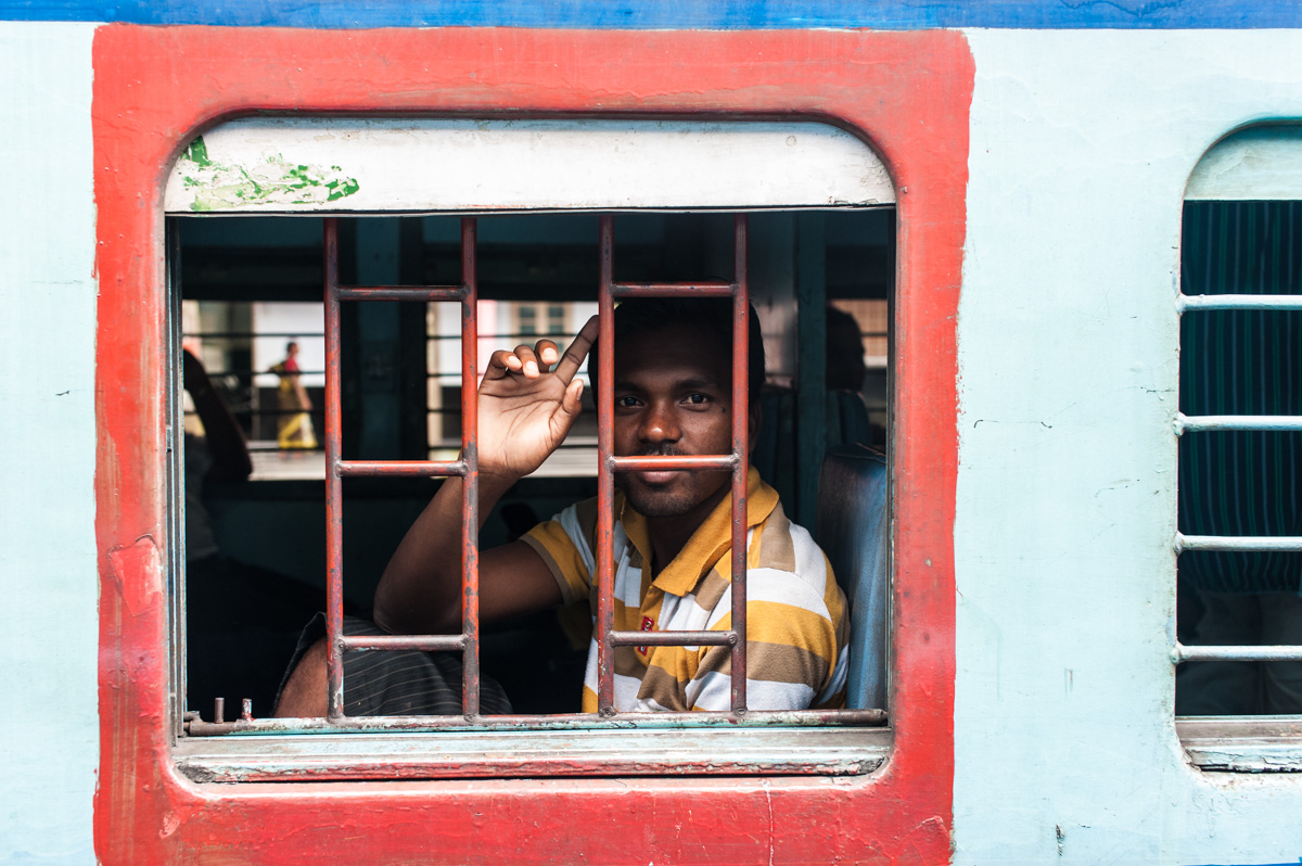 Greetings from the train ...