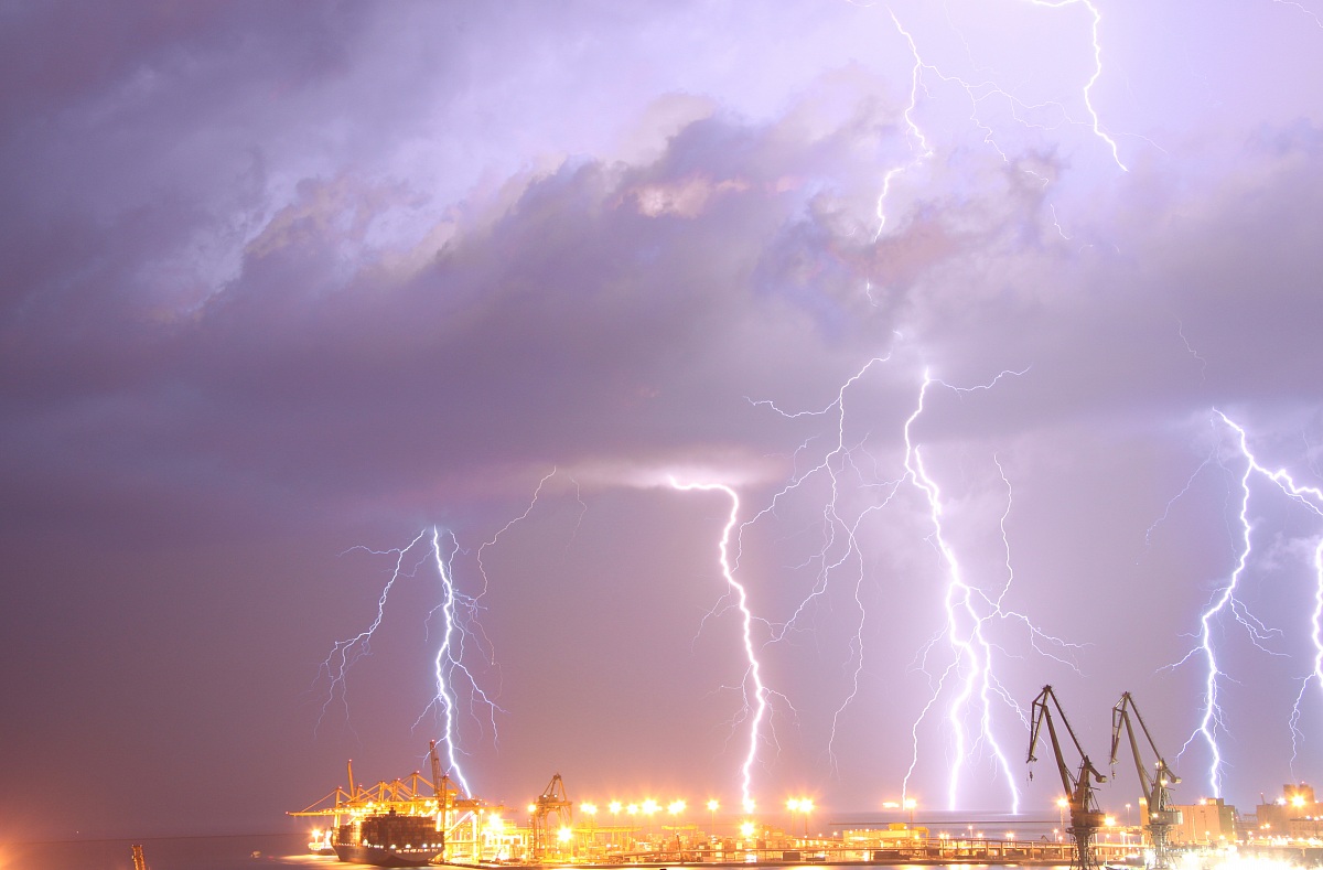 Trieste Molo VII - union of 4 shots