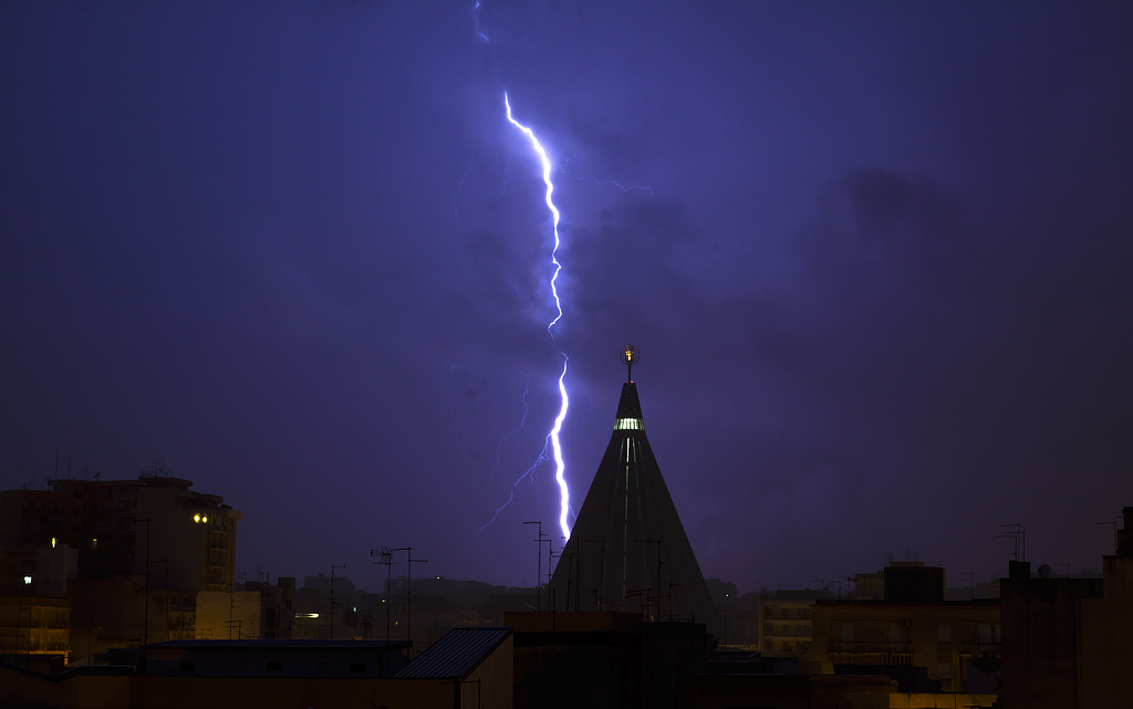lightning on the sanctuary