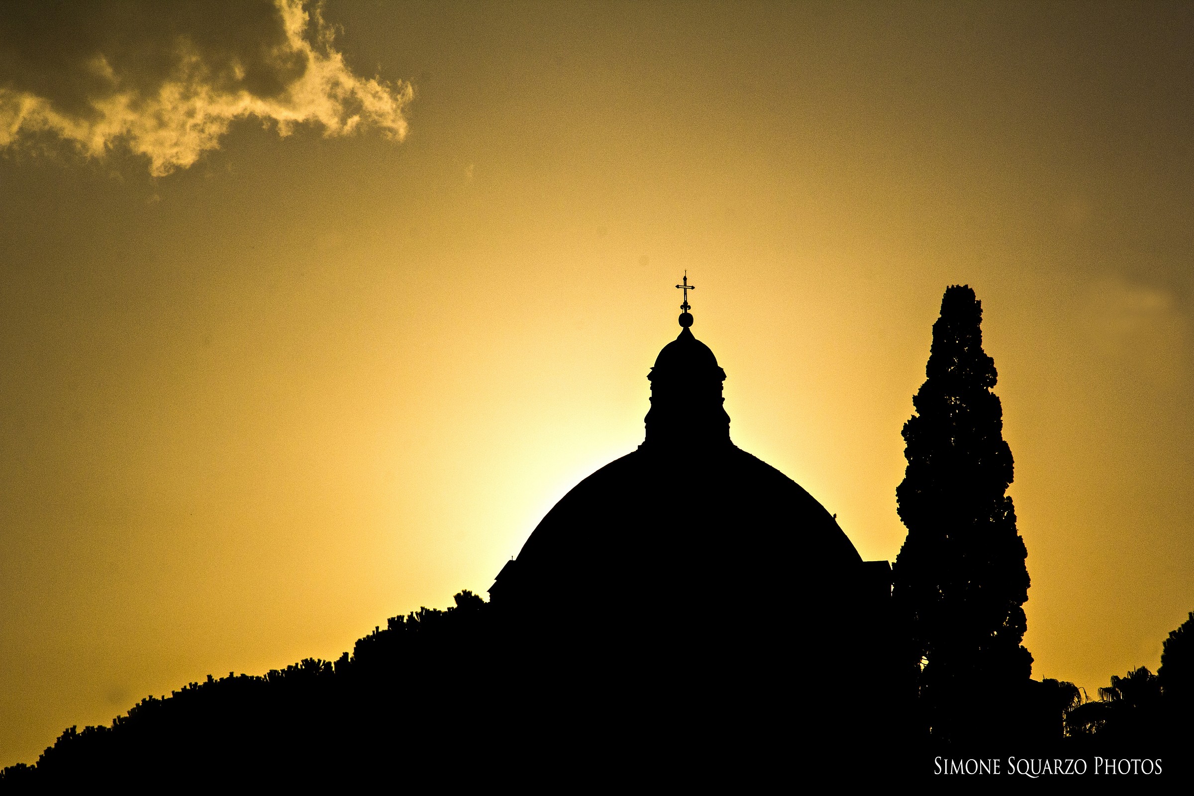 Sunset on Rome
