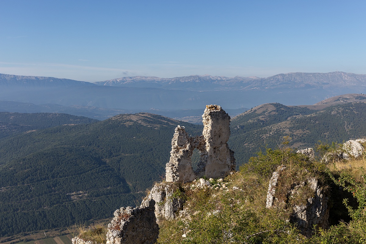 Vista da Rocca Calascio, Abruzzo.