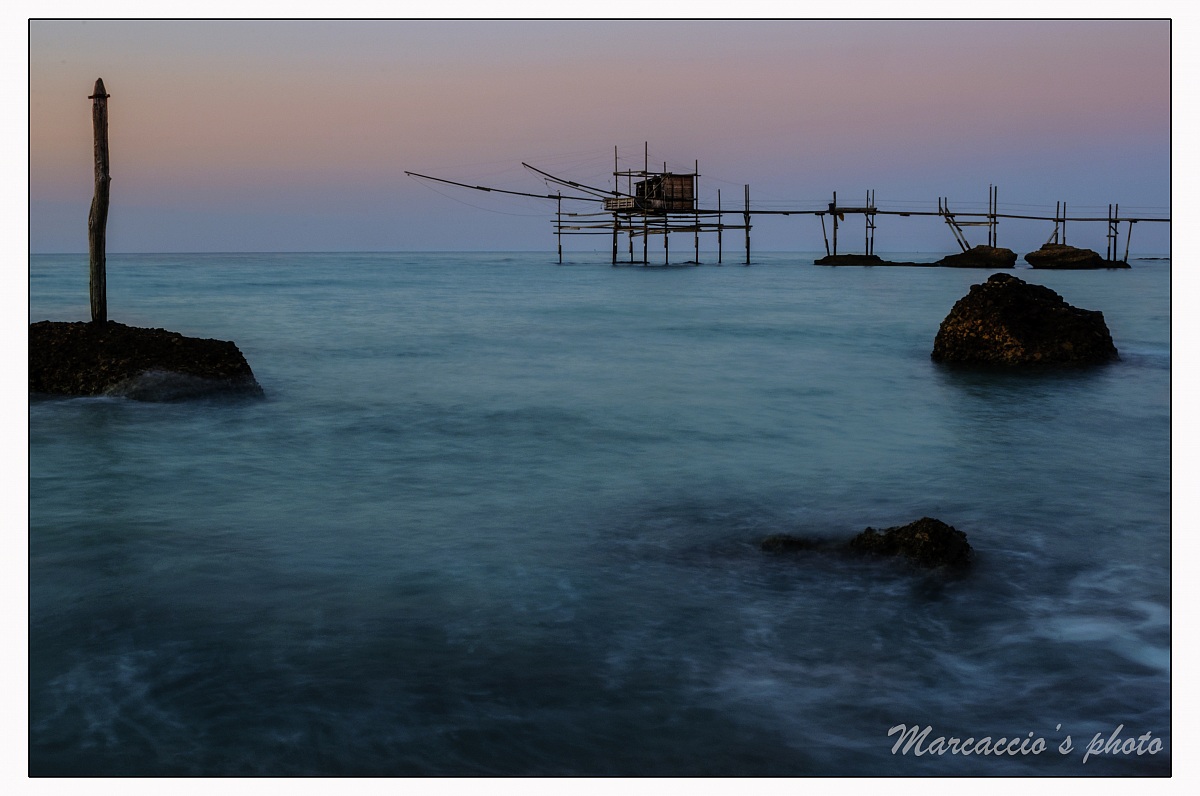 Punta Aderci at sunset