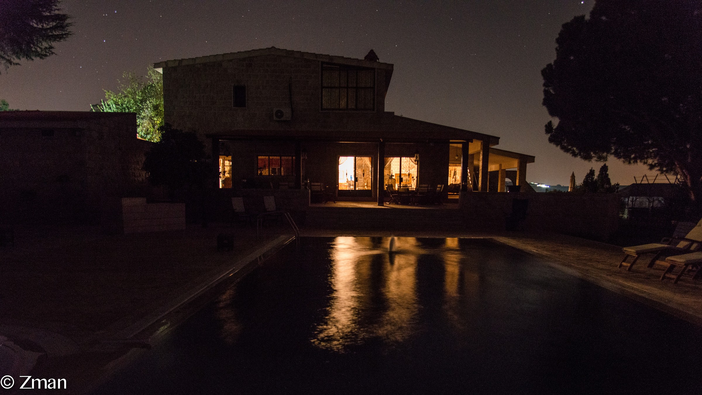 My Summer House in A Cool summer Night