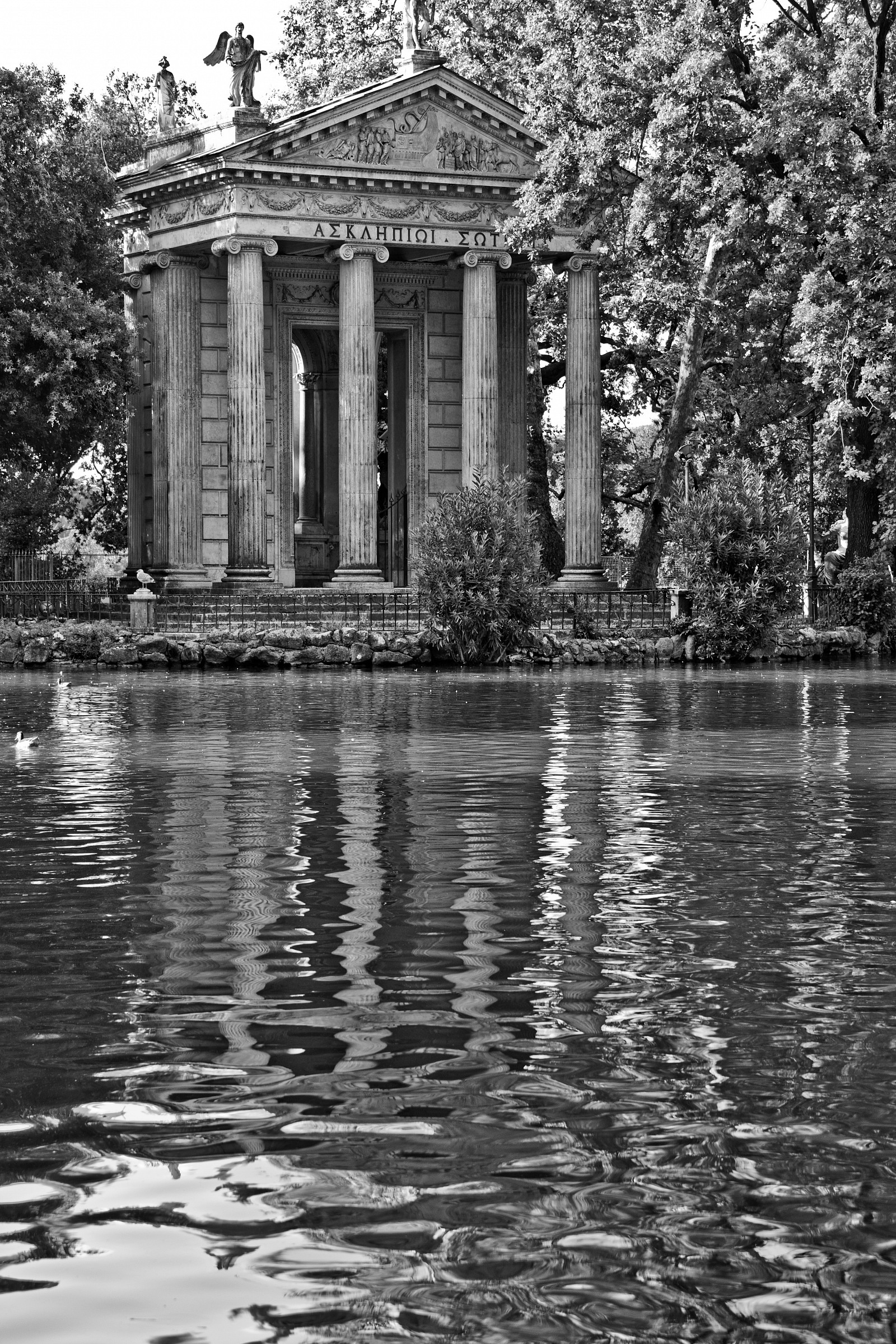 Reflections in Villa Borghese
