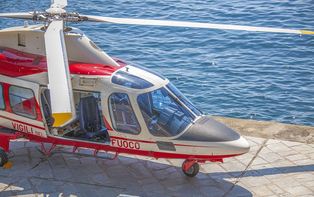 a109 parcheggiato  a San Fruttuoso