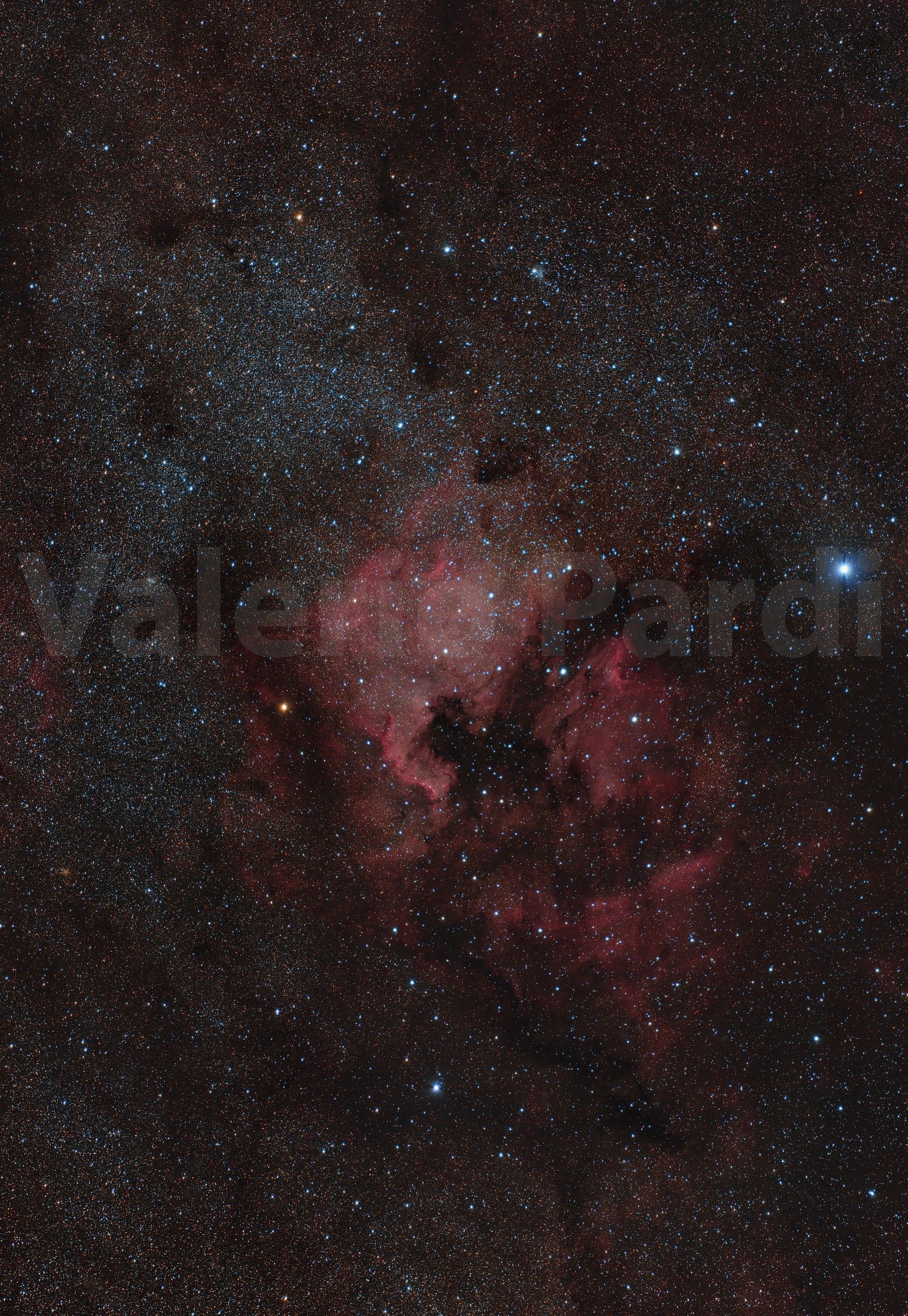 Nebulosa Nord America e Pellicano