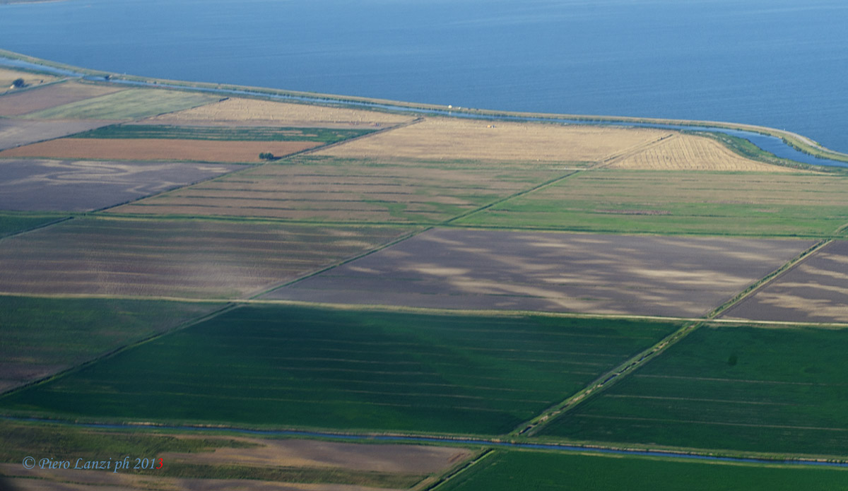 volando verso il mare