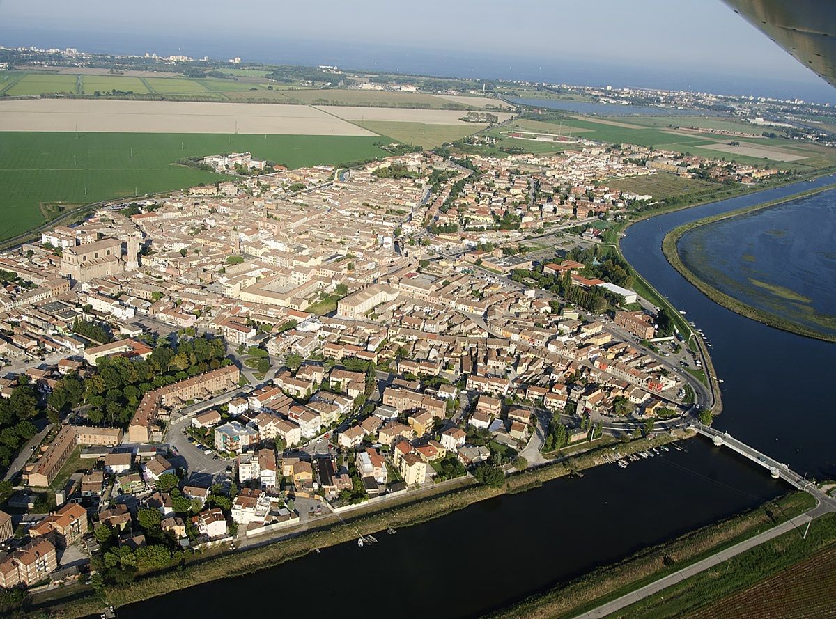 Comacchio (Fe) dall'alto