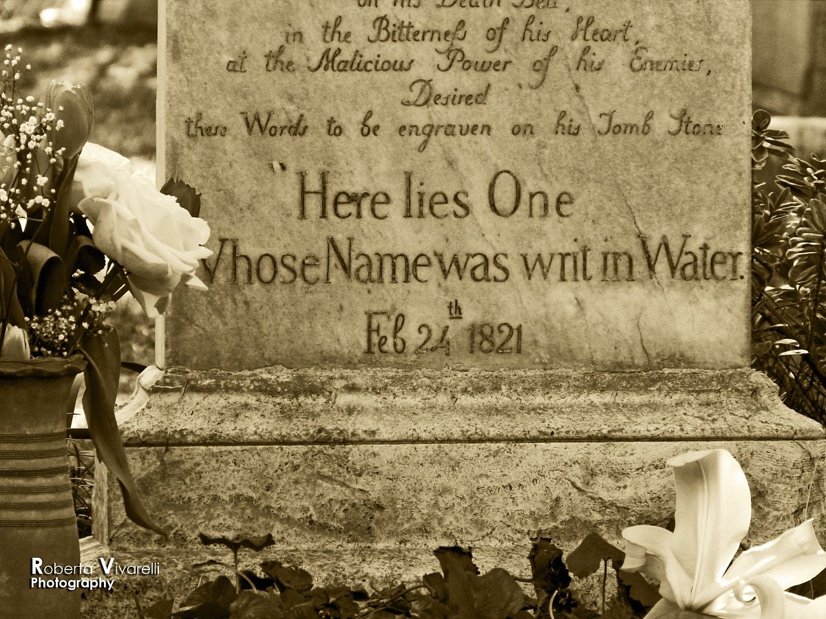 Tomba di Keats, (Cimitero Acattolico)