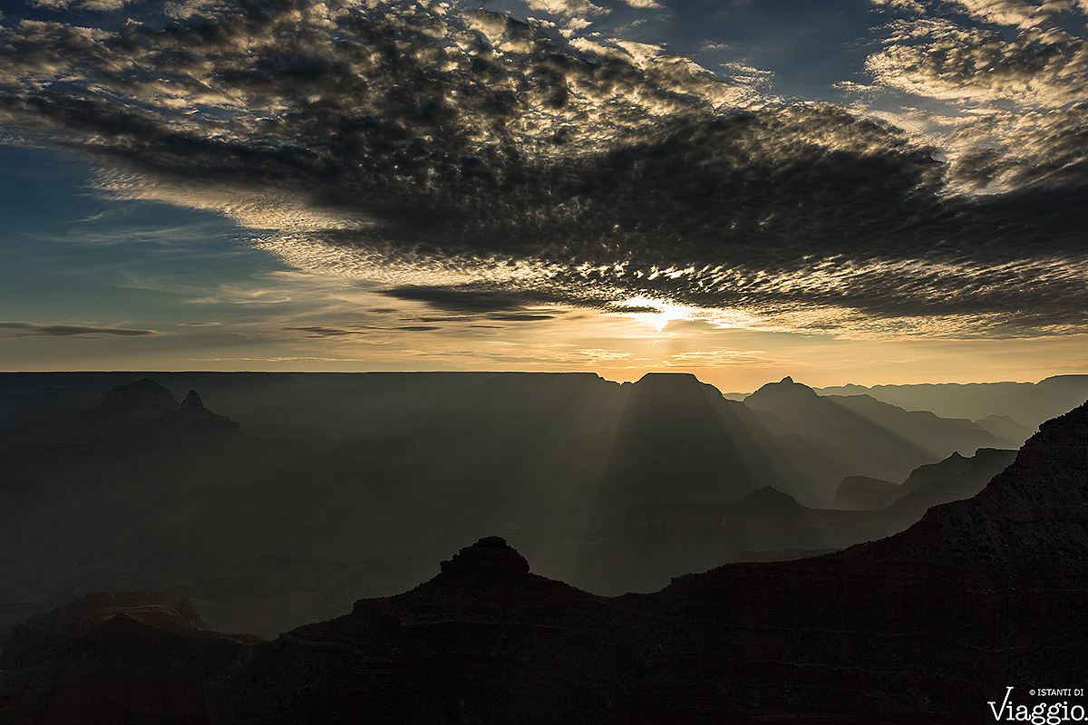 Sunrise over the Grand Canyon
