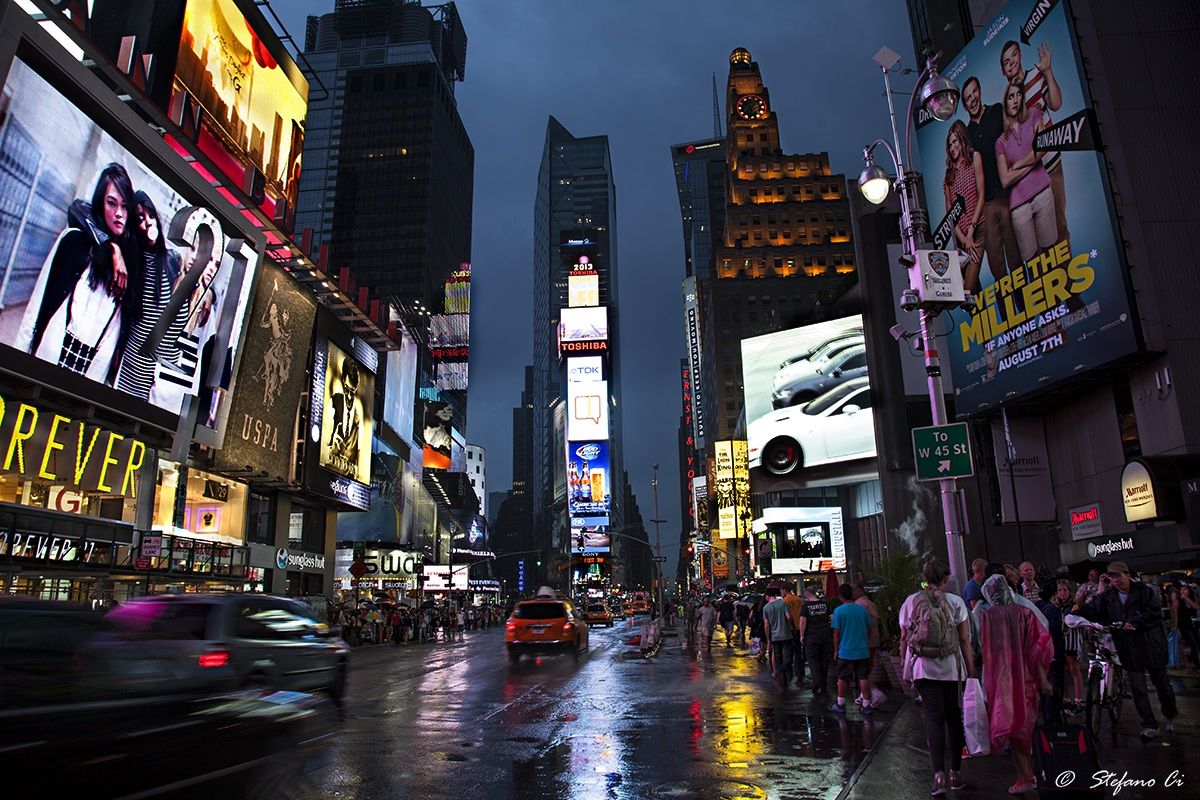 Times Square by night