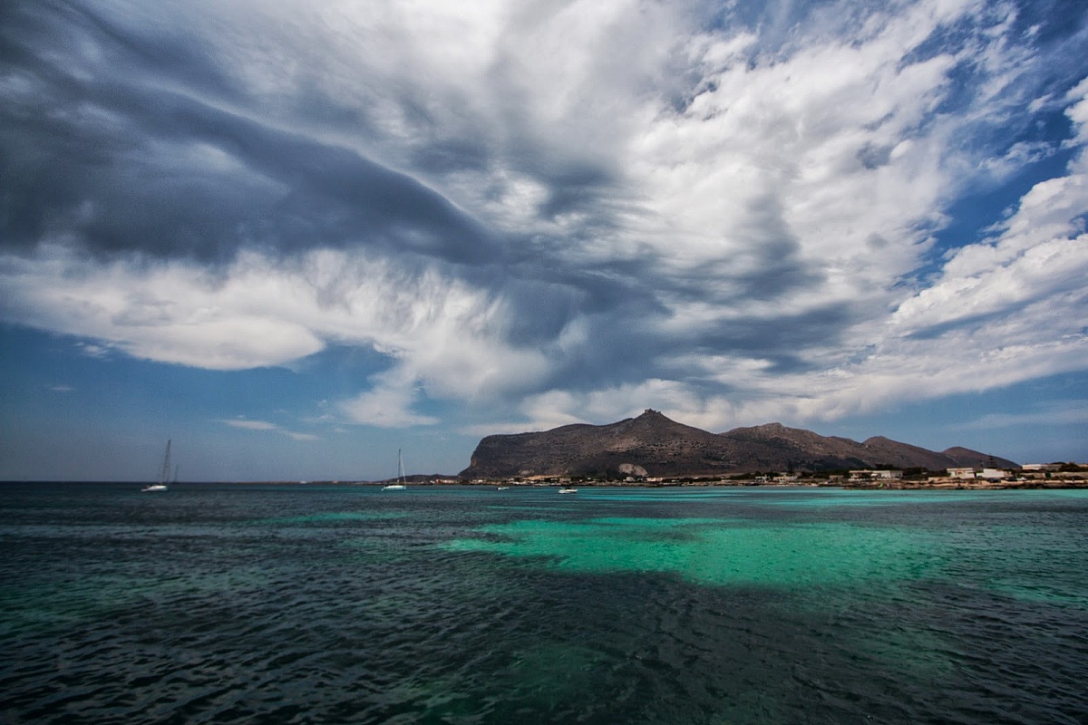 Tempesta in arrivo a Favignana