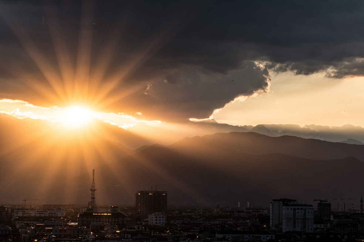 Tramonto Al Monte Dei Cappuccini(To)