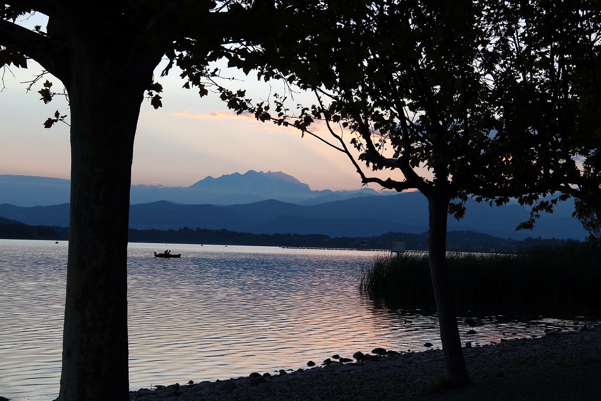 monte Rosa visto dal lago di Varese