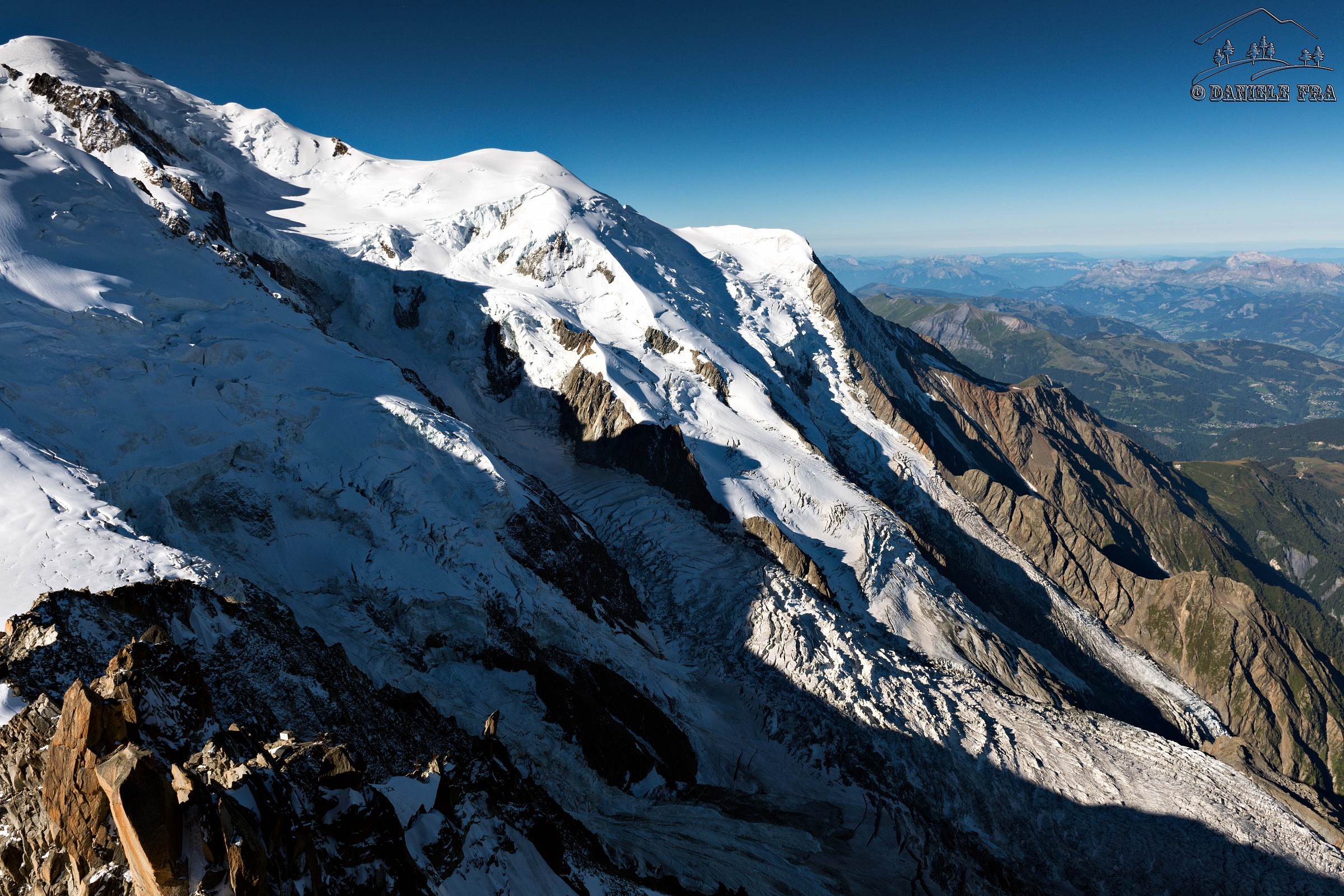 French side of Mont Blanc