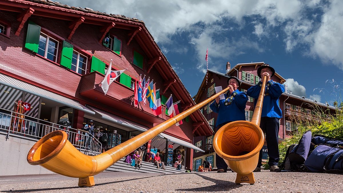 Jungfrau, alphorn