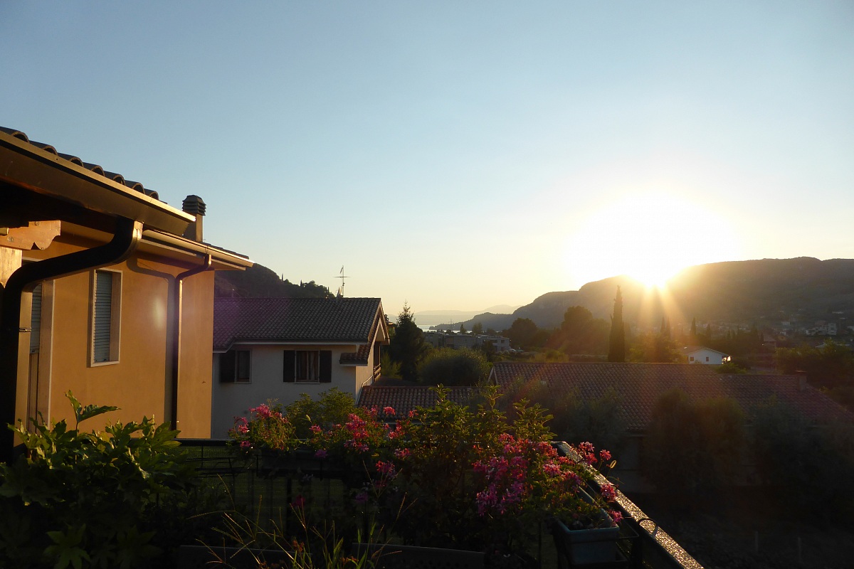Tramonto dal terrazzo