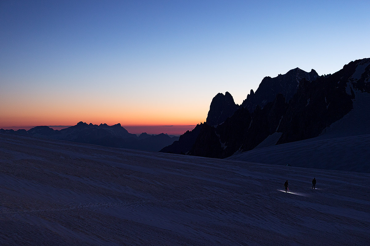 Partenza dal rifugio