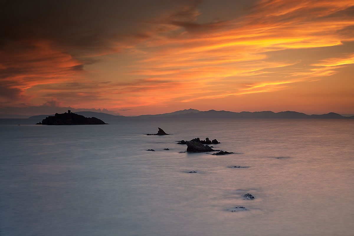 Tramonto sull'Isola d'Elba