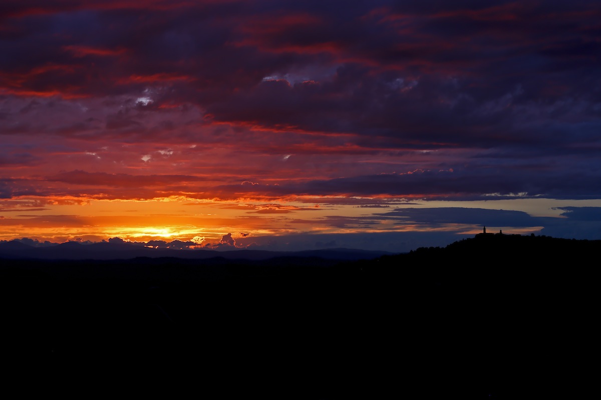 Pienza di sera.....(in val d'Orcia)