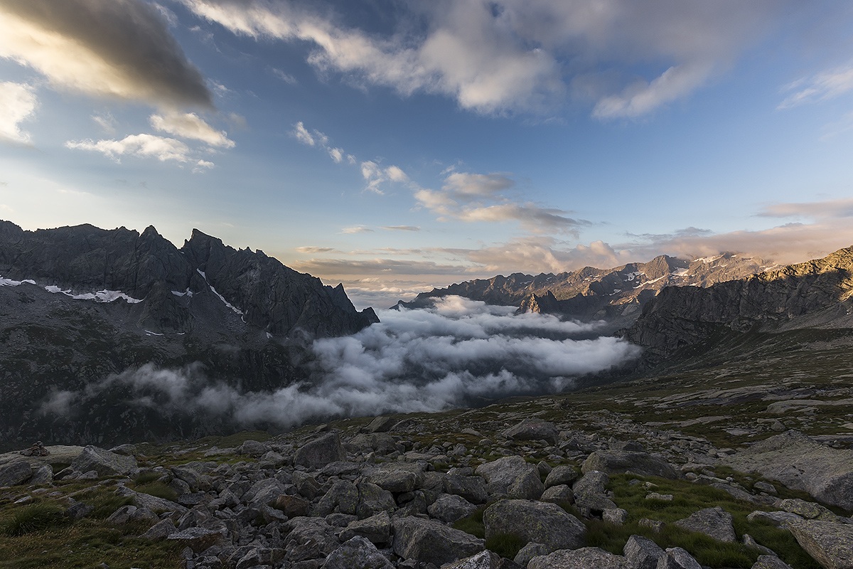 Sunrise in Val Masino