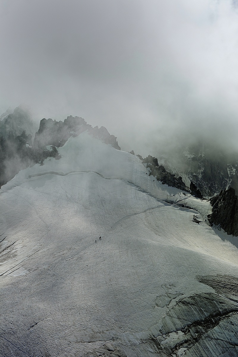 Parete di ghiaccio verde