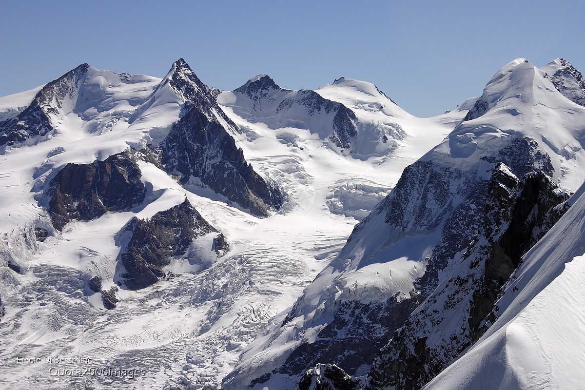 I ghiacciai del Rosa