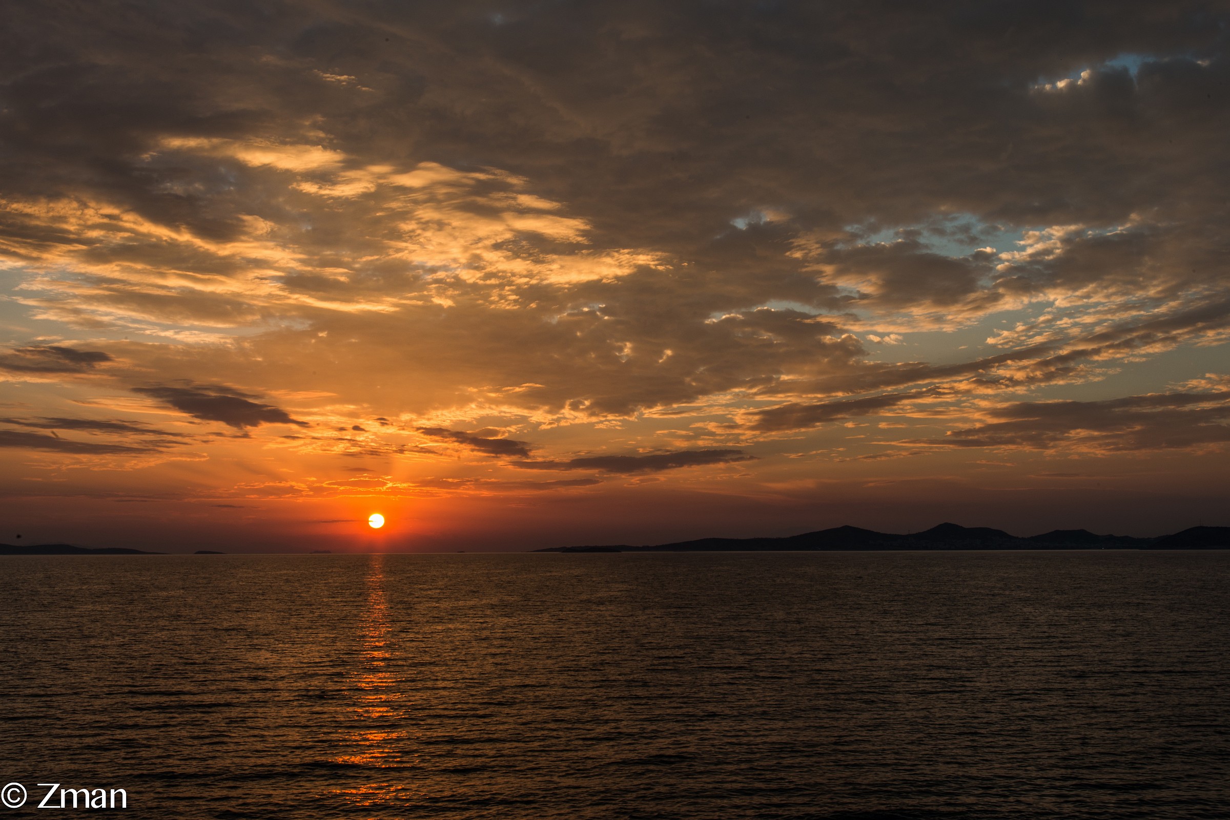 Sun Set at Lagonissi Resort