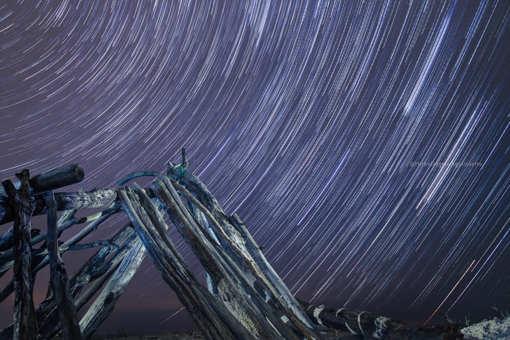 Comacchio Sky - StarTrail 120 minutes