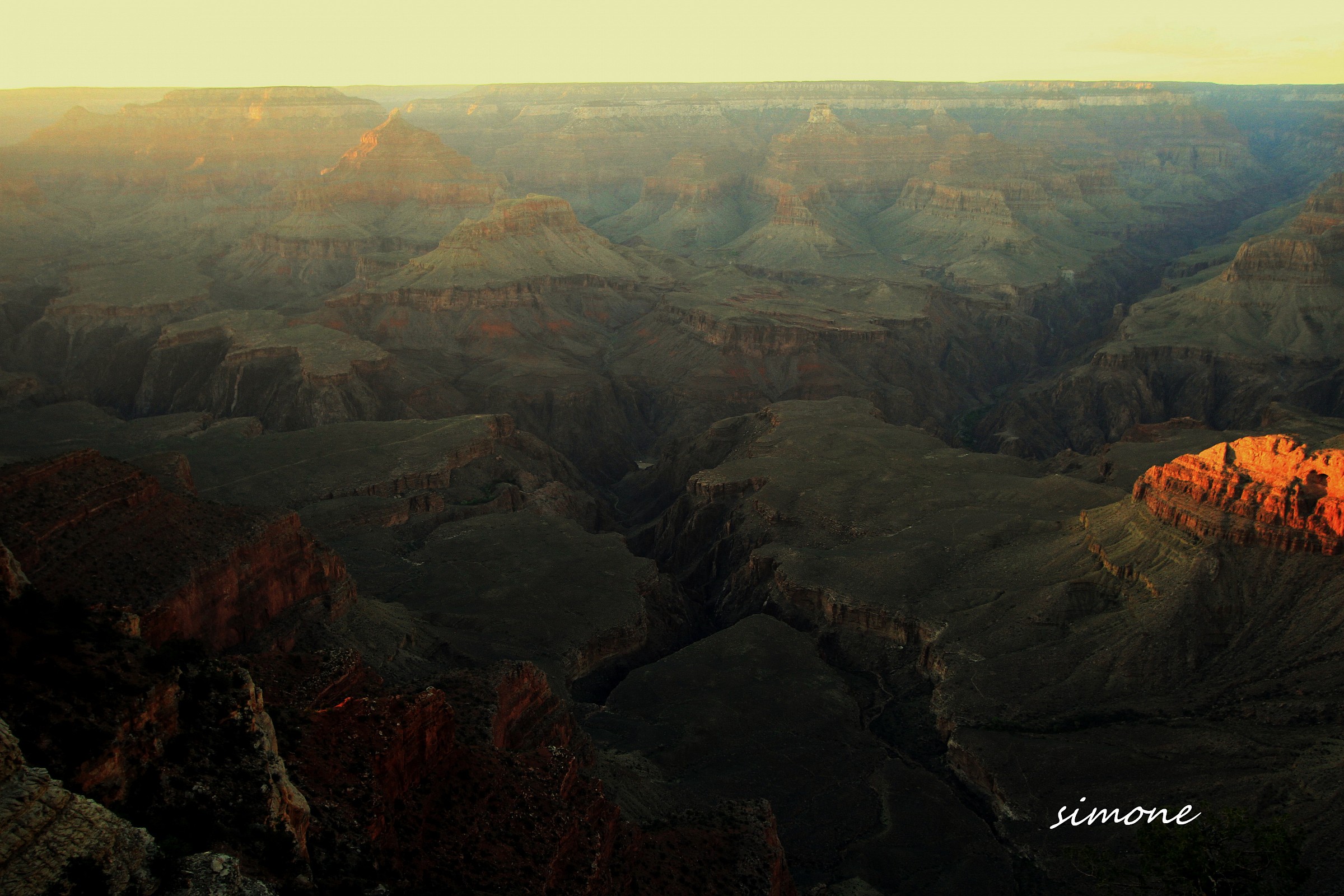Sunset on the Grand Canyon