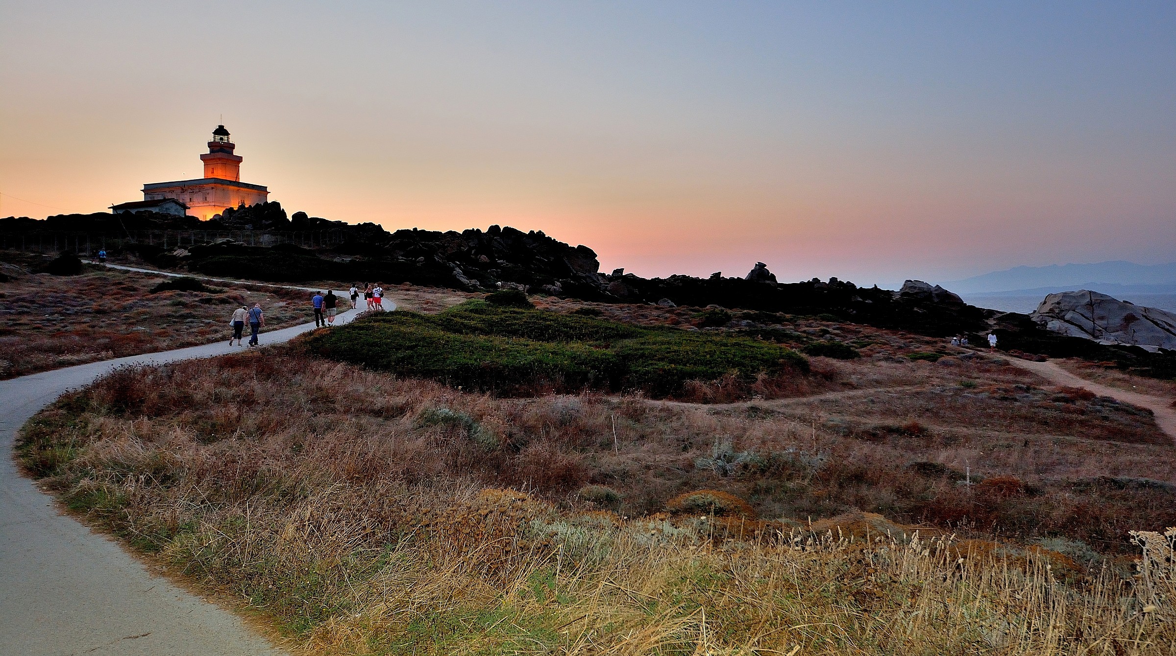 delicate sunset ..................