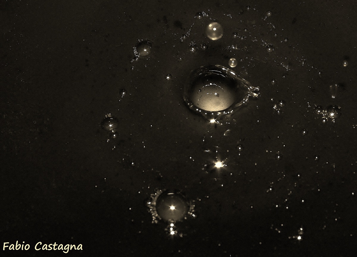 The constellation of the drops