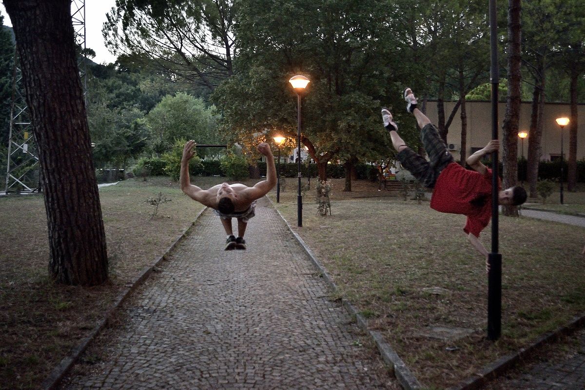 Without ever stopping