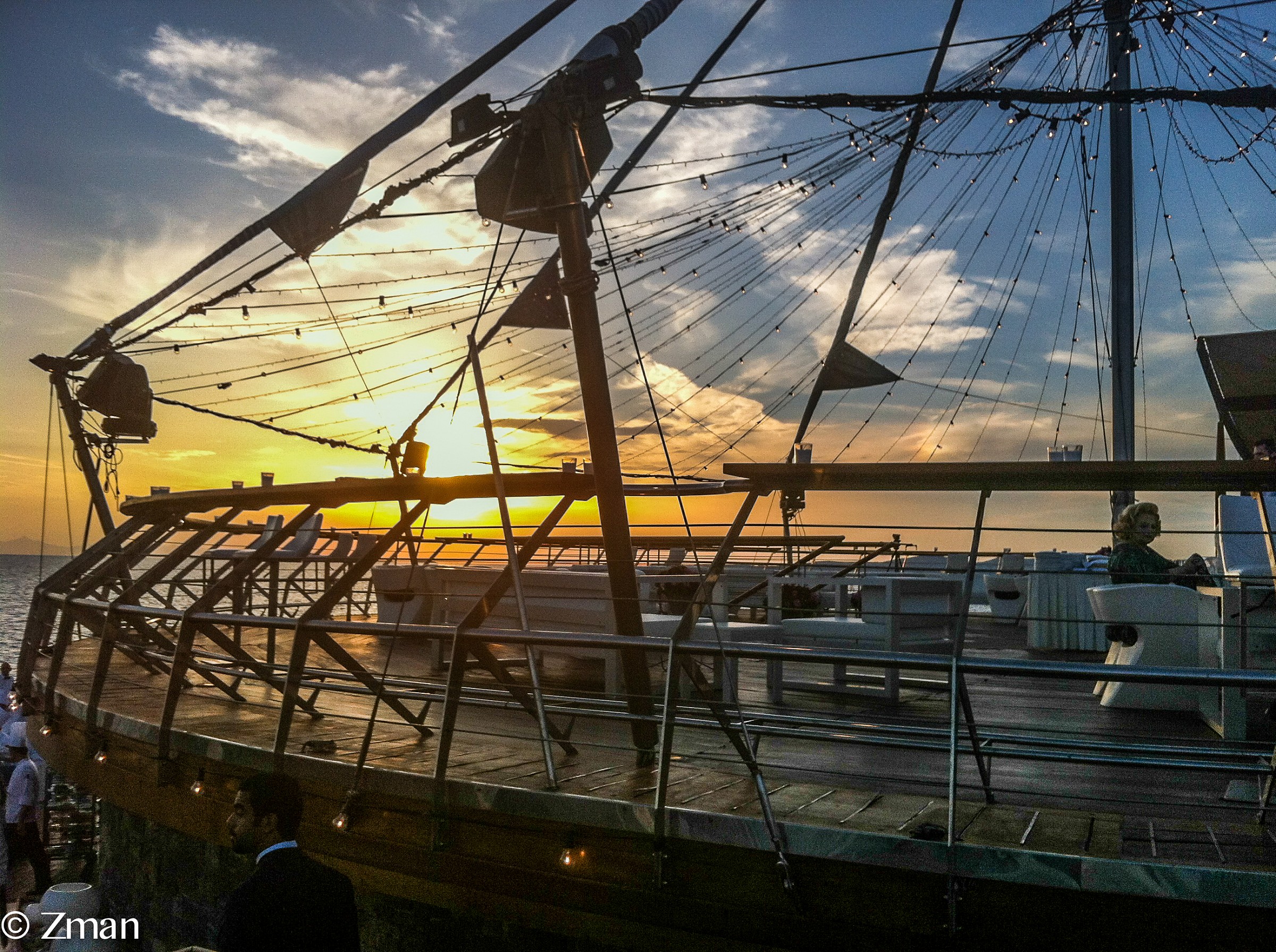 The Cocktail Reception Venue At Sunset