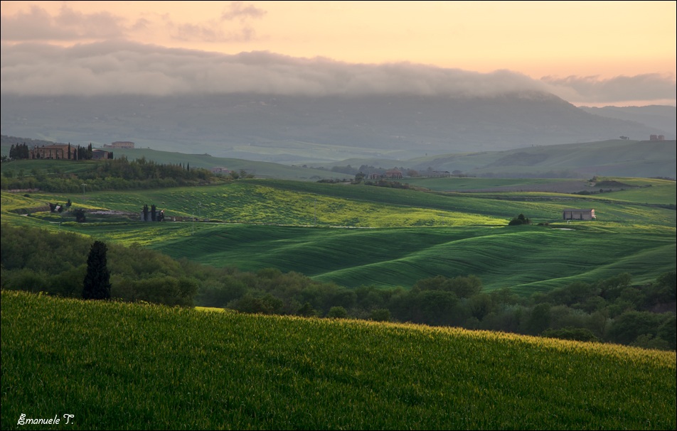 Beauty of nature at the sunset