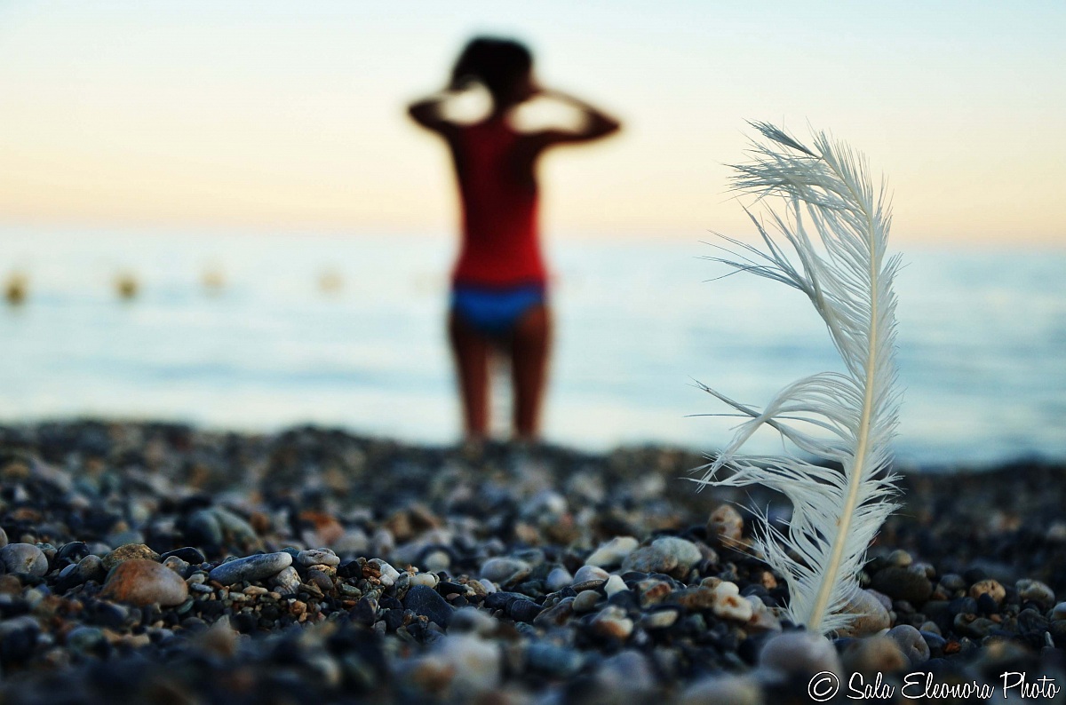 Feather & woman .. # 2