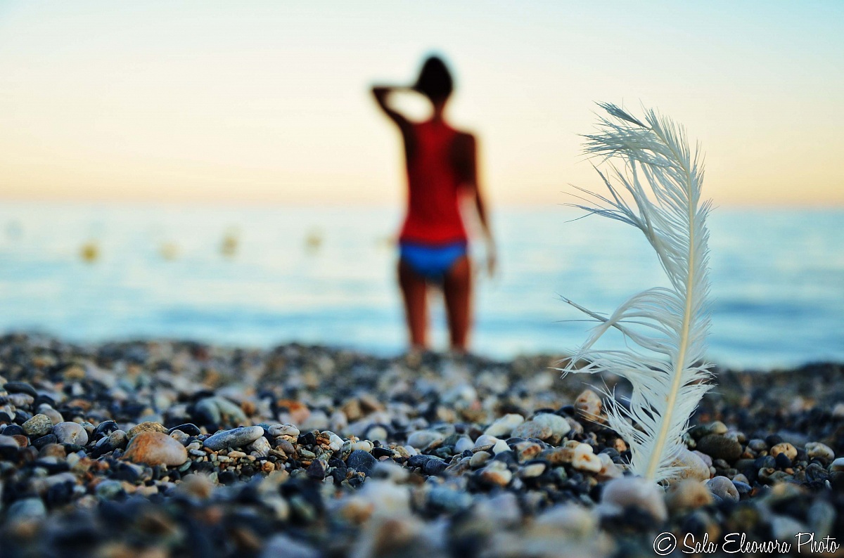 Feather & woman .. # 3