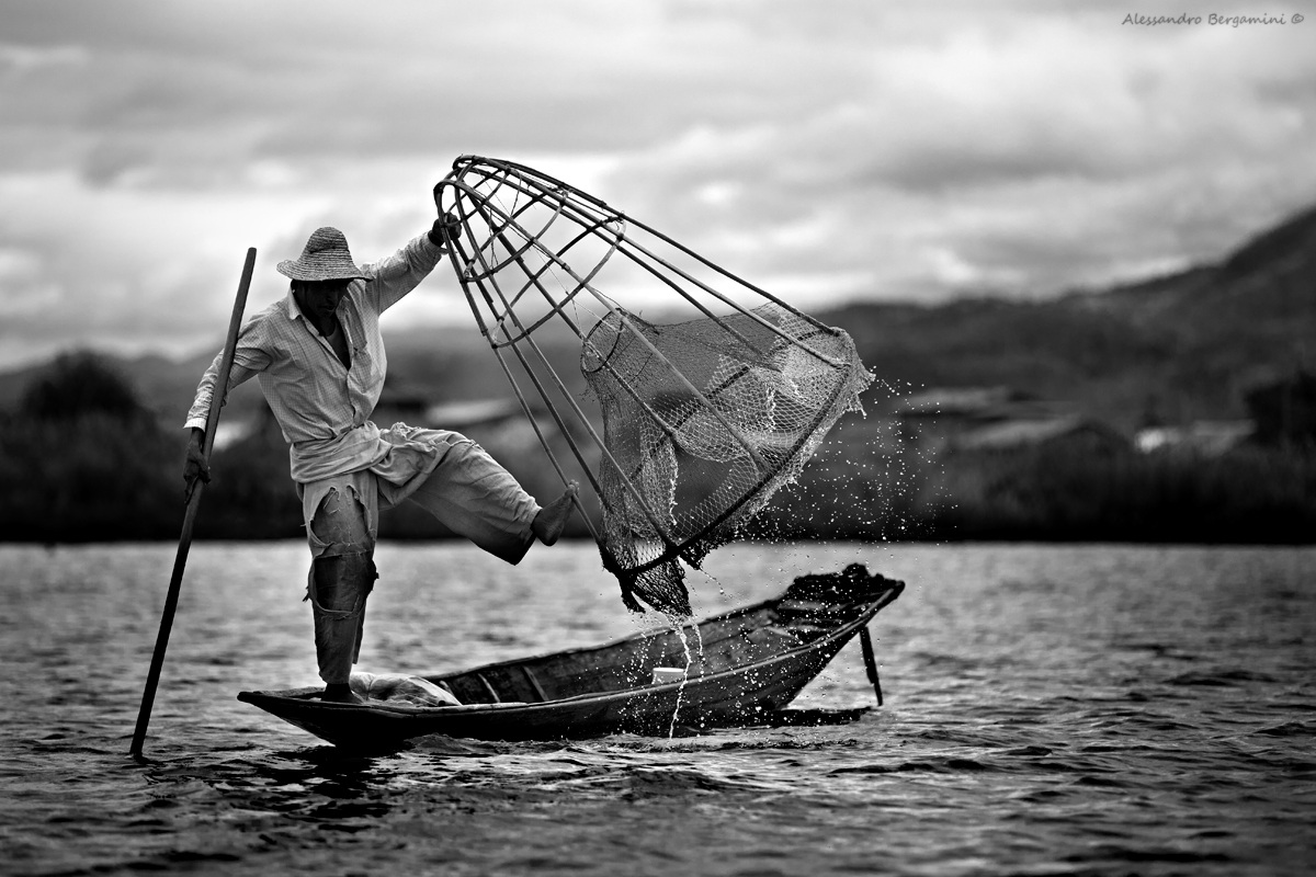 pescatore al lago inle