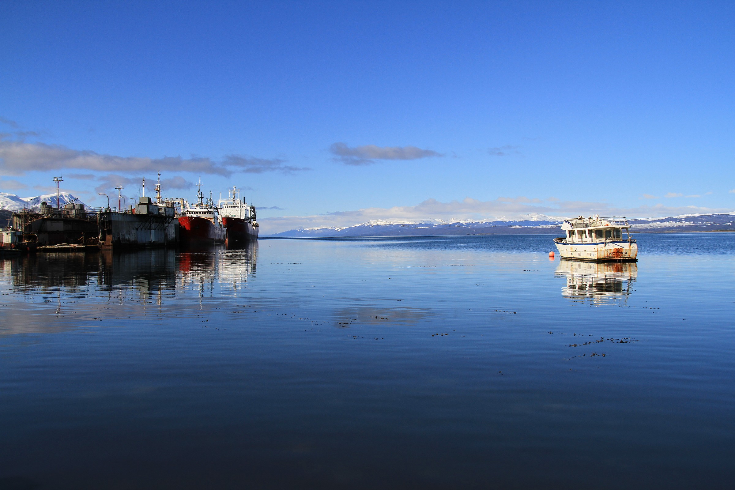 I colori del sud- porto di Ushuaia
