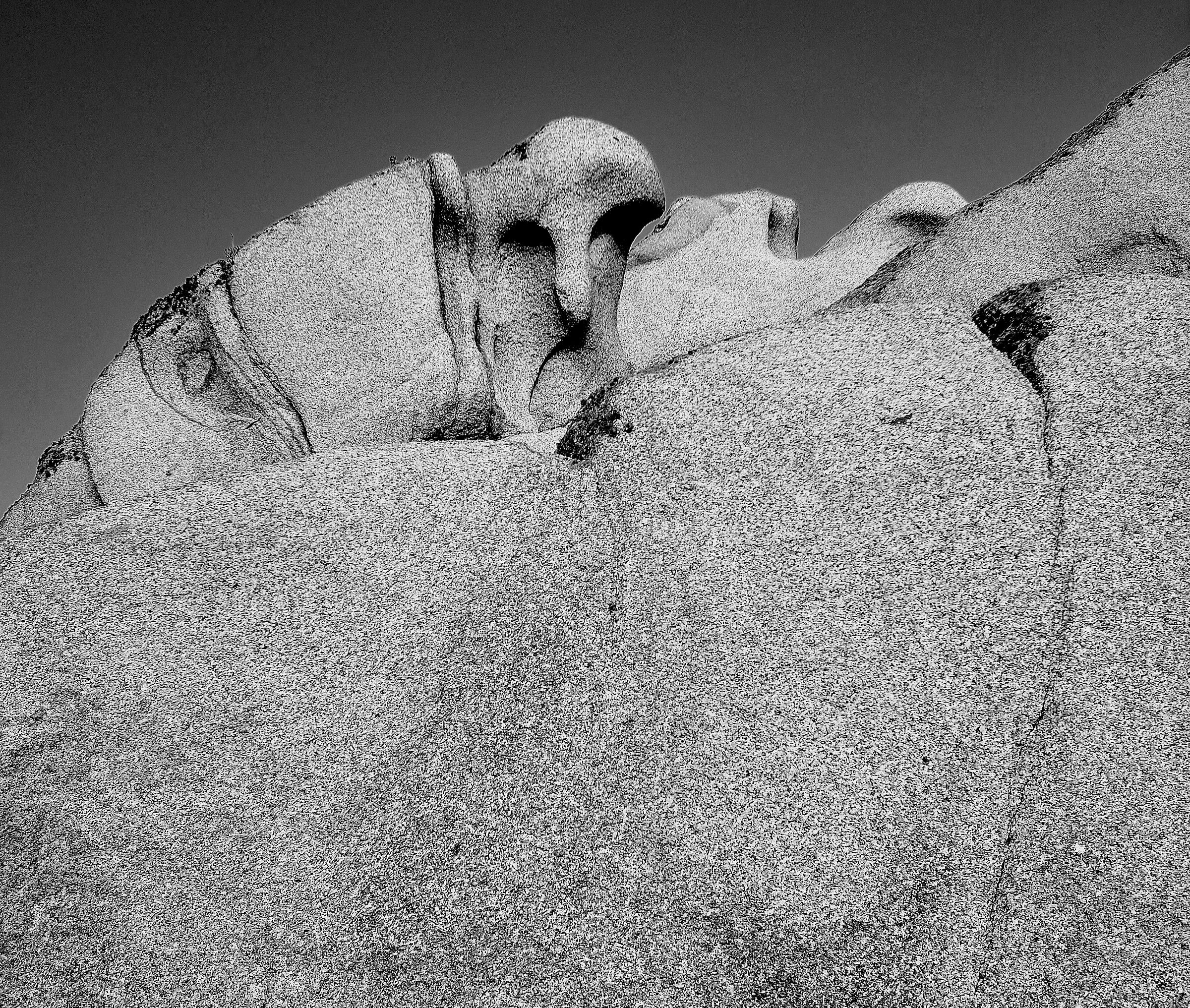 two faces of stone ....................