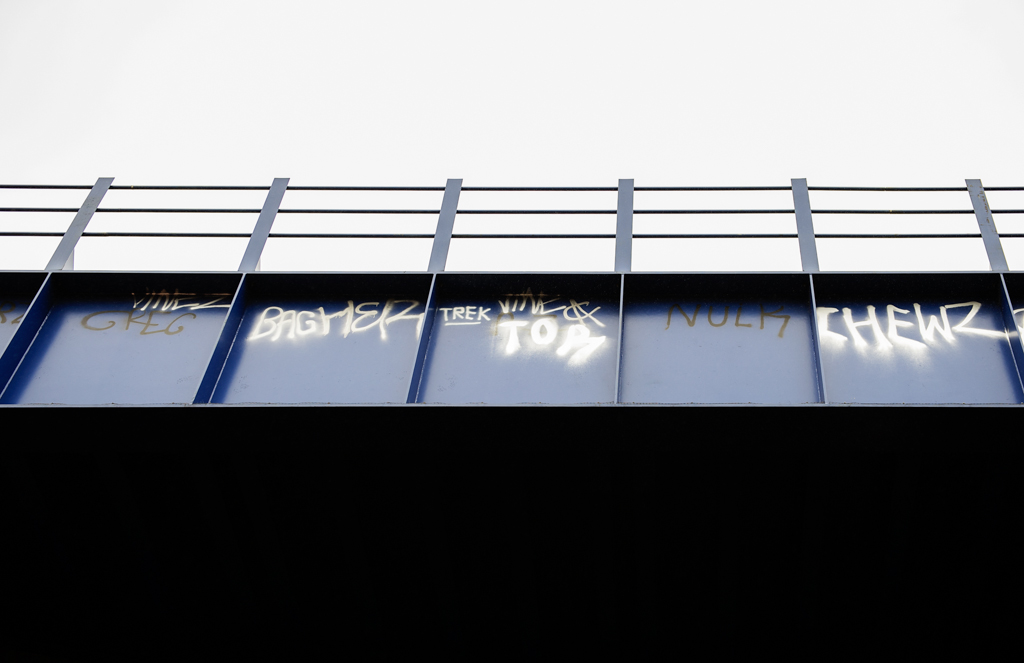 B & W (with the addition of blue)