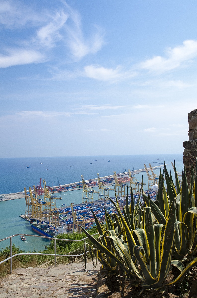 Vista sul porto industriale