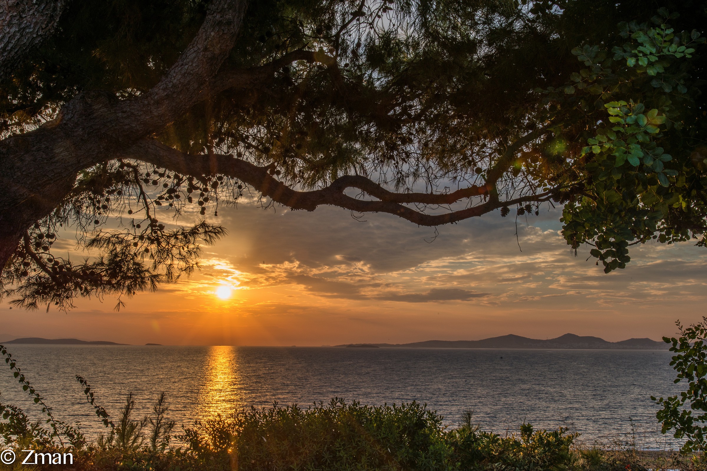 Sunsset at Lagonissi