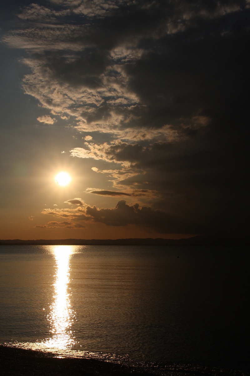 between calm and storm