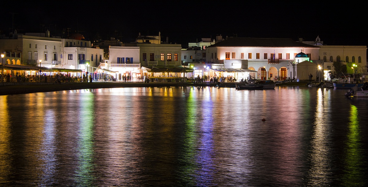 Mykonos by night
