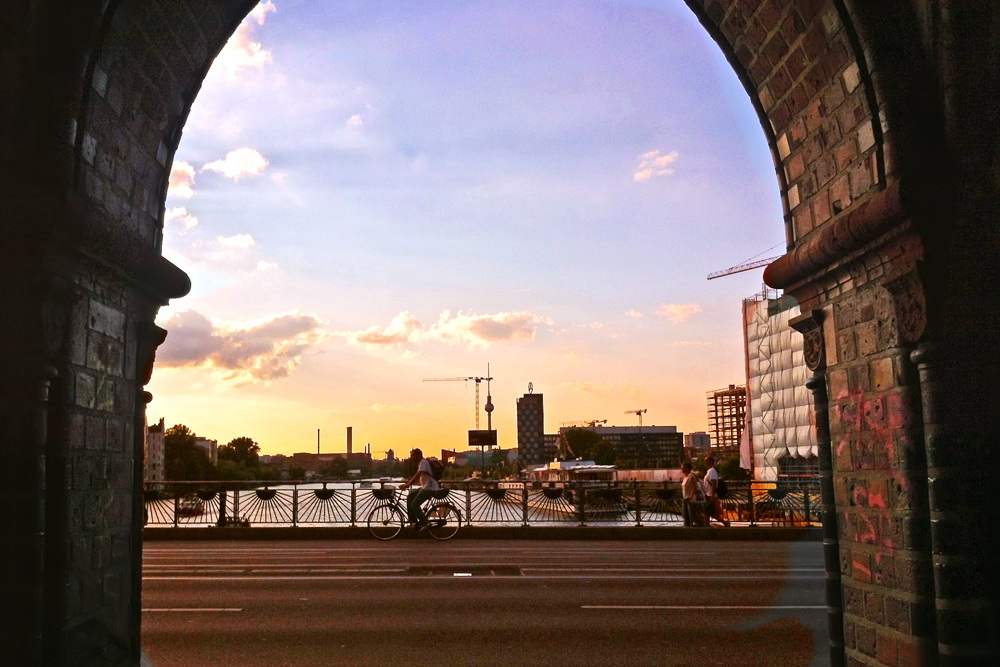 Sunset on the River Spree