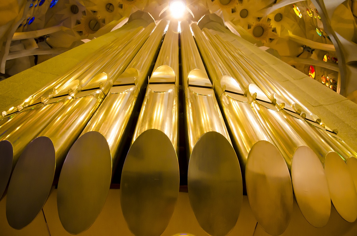 Organ of the Basilica Sagrada Familia-Barcelona-